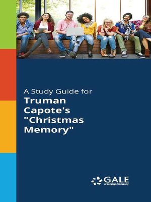 cover image of A Study Guide to Truman Capote's "Christmas Memory"